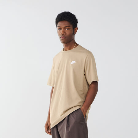 NIKE TEE SHIRT CLUB BEIGE/WIT HEREN