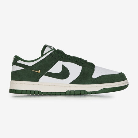 NIKE dunk DUNK LOW SUEDE MINI SWOOSH GROEN/WIT DAMES
