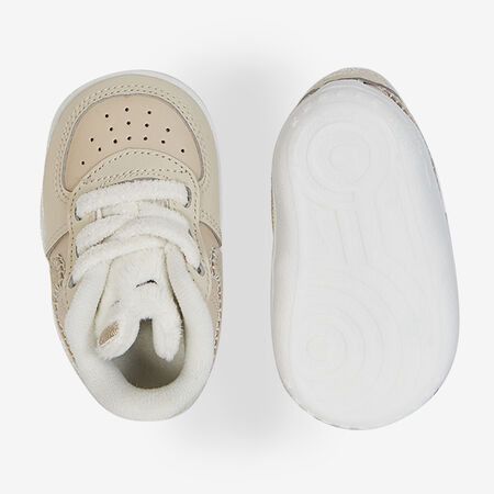 NIKE AIR FORCE LOW CRIB BEIGE/WIT SNEAKERS KINDEREN