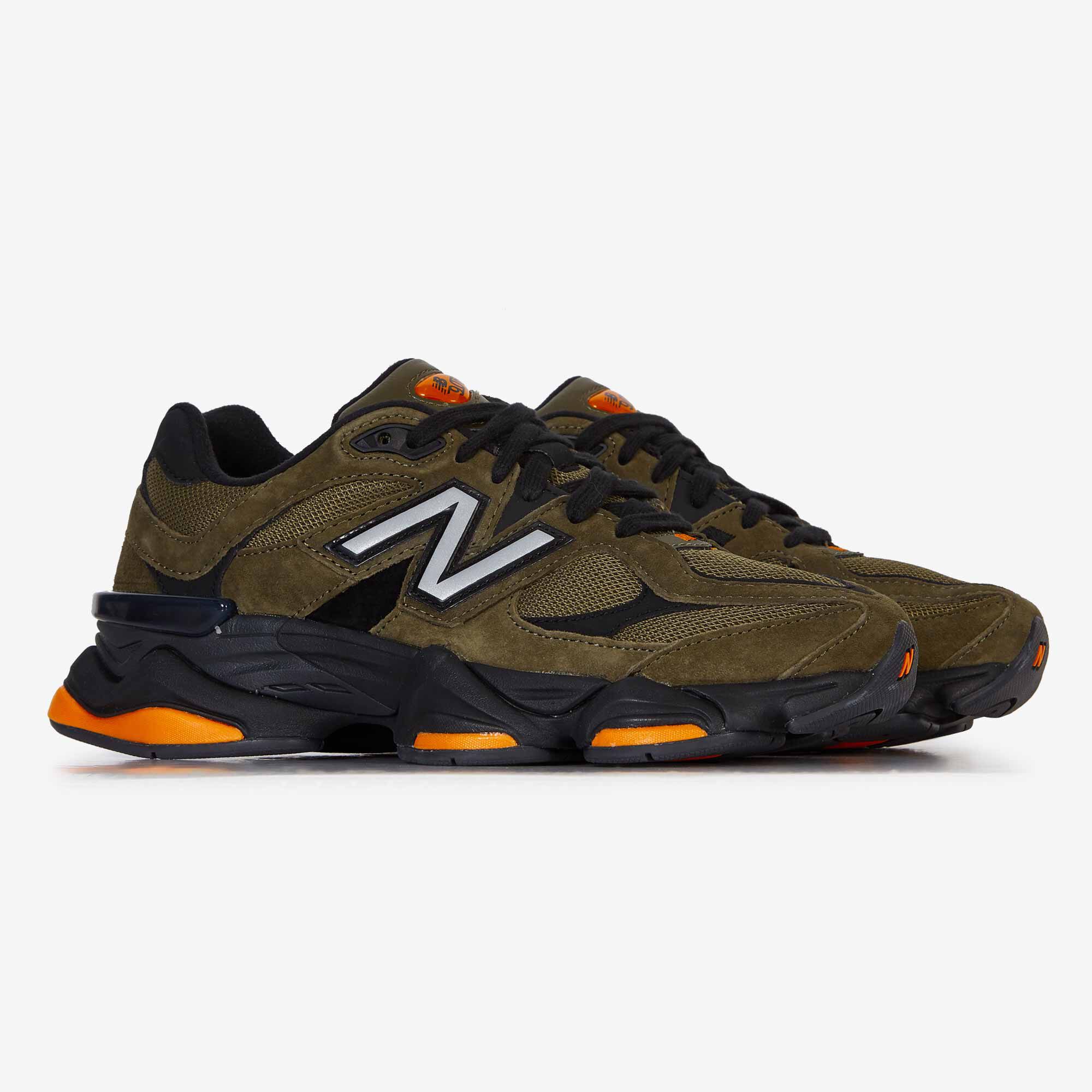 NEW BALANCE 9060 KHAKI ZWART SNEAKERS HEREN Courir