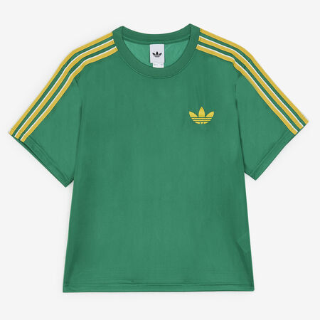 ADIDAS ORIGINALS TEE FIREBIRD GROEN/GEEL DAMES