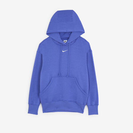 NIKE HOODIE PHOENIX LONG OVERSIZED BLAUW DAMES