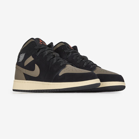 JORDAN air jordan 1 AIR JORDAN 1 MID ZWART/BRUIN JUNIOR