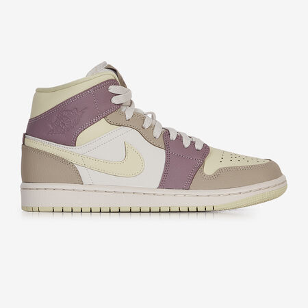 JORDAN air jordan 1 AIR JORDAN 1 MID GEEL/PAARS DAMES