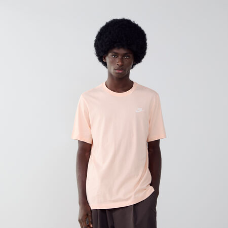 NIKE TEE SHIRT CLUB ROZE/WIT HEREN