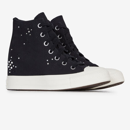 CONVERSE chuck taylor all star CHUCK TAYLOR ALL STAR WEDGE STUDS ZWART DAMES