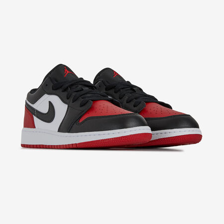 JORDAN air jordan 1 AIR JORDAN 1 LOW NOIR/ROUGE JUNIOR