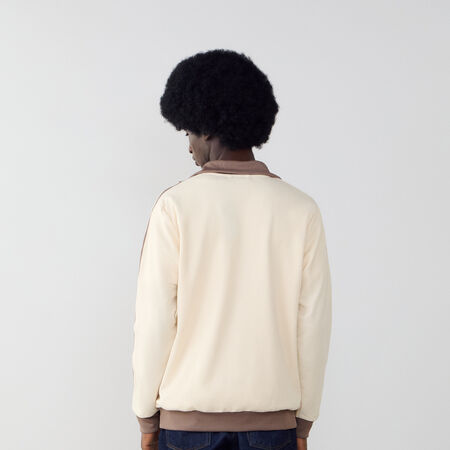 ADIDAS ORIGINALS JACKET FZ BECKENBAUER BEIGE/BRUIN HEREN
