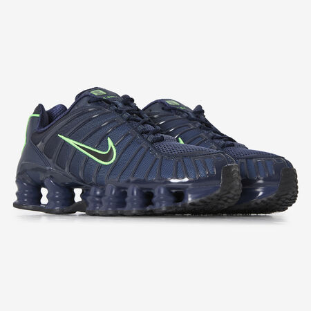 NIKE shox SHOX TL MARINEBLAUW/GEEL HEREN