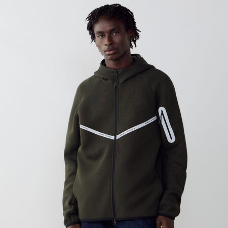 NIKE JACKET TECH FLEECE FZ REFLECTIVE GROEN HEREN