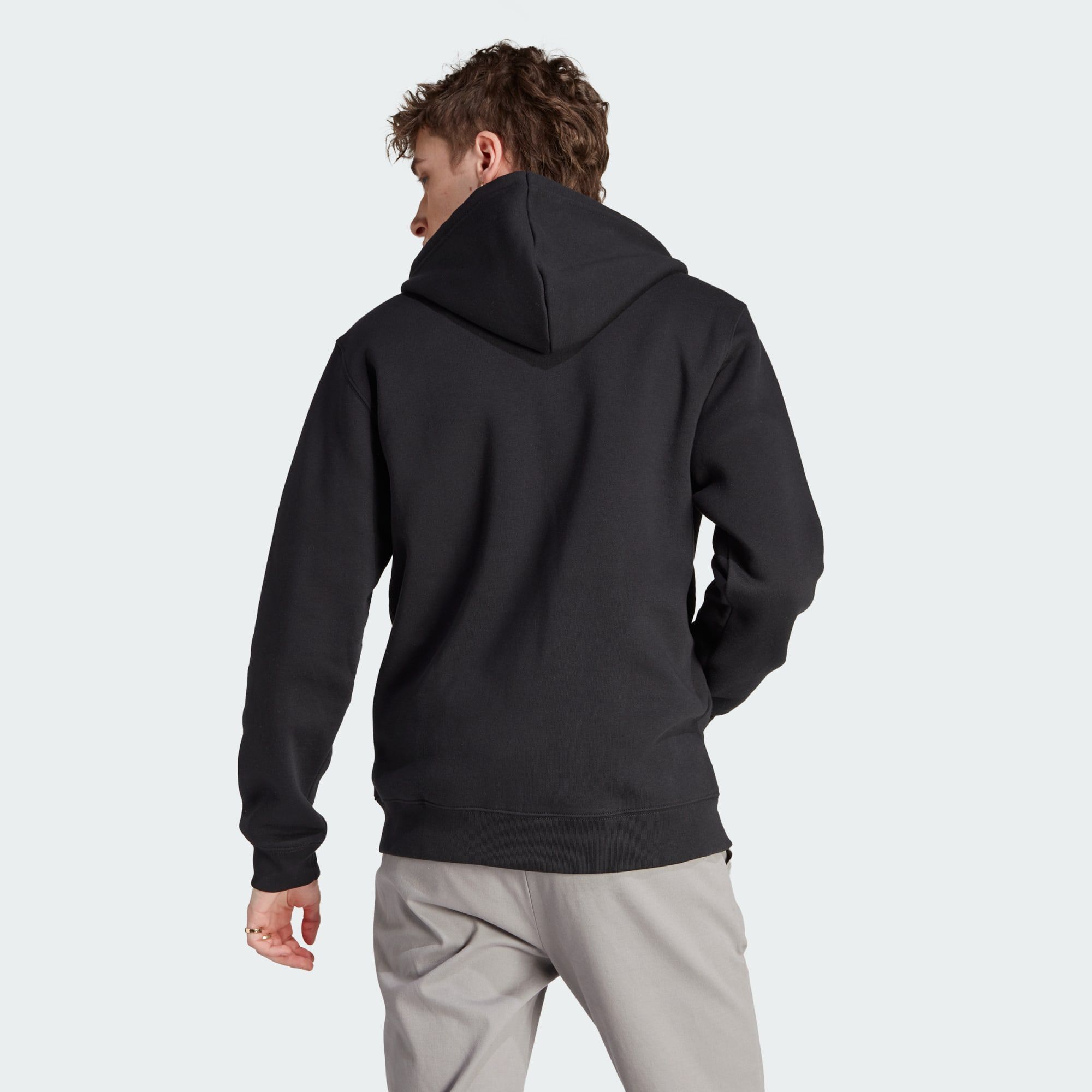 Adidas trefoil zip hoodie outlet