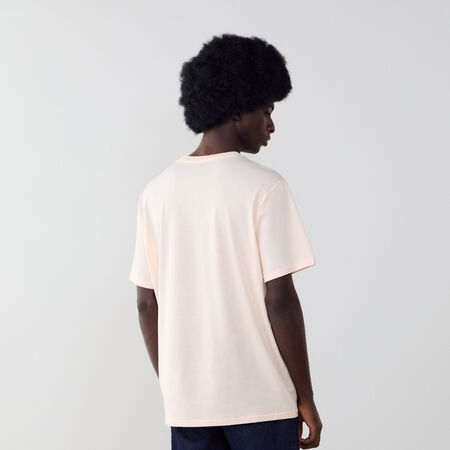 CONVERSE TEE SHIRT STAR CHEVRON EMBROIDERED ROZE/WIT HEREN