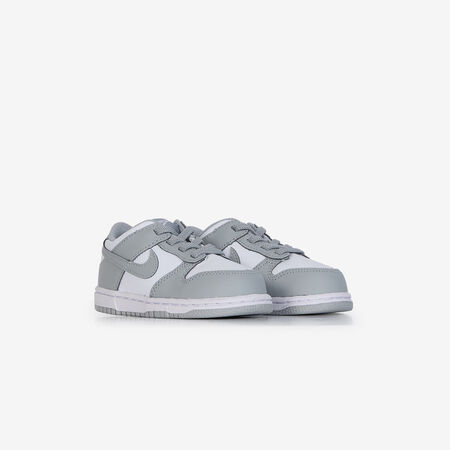 NIKE dunk DUNK LOW GRIJS/WIT BABY