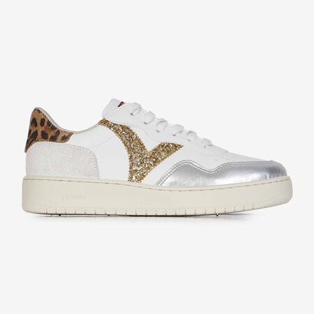 VICTORIA MADRID CHEETAH WIT/ZILVER DAMES
