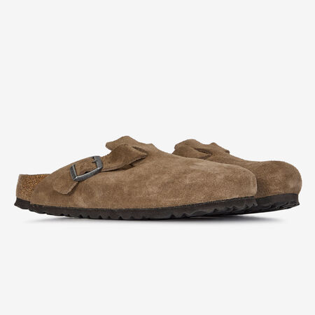 BIRKENSTOCK boston BOSTON SUEDE DARK TEA BRUIN DAMES