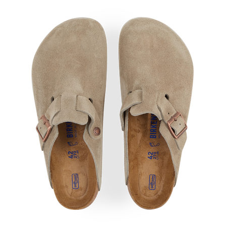 BIRKENSTOCK boston BOSTON SUEDE TAUPE TAUPE HEREN