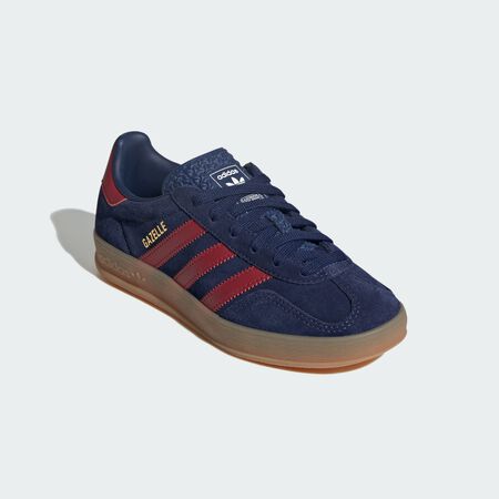 ADIDAS ORIGINALS gazelle GAZELLE INDOOR BLAUW/ROOD JUNIOR