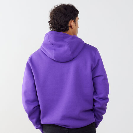NIKE HOODIE CLUB SMALL LOGO PAARS/WIT HEREN