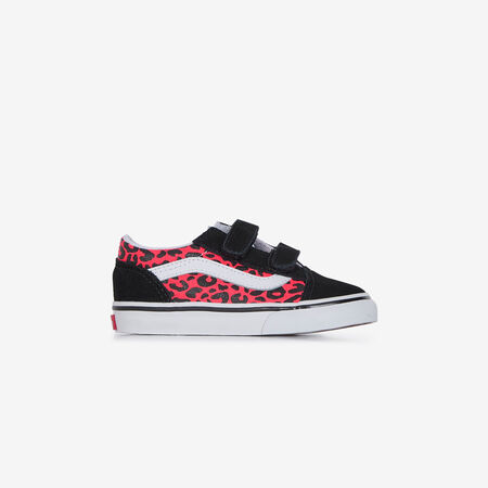 VANS old skool OLD SKOOL LEOPARD V ZWART/ROZE BABY