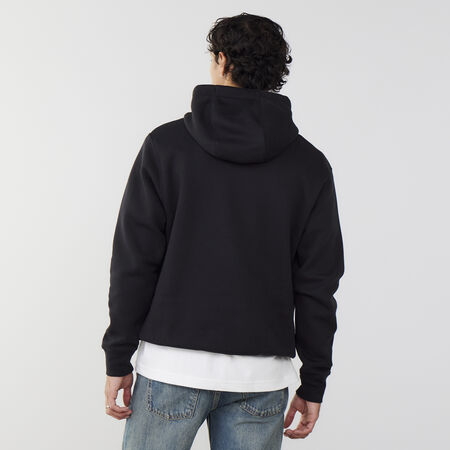 NIKE HOODIE CLUB SMALL LOGO NOIR HEREN