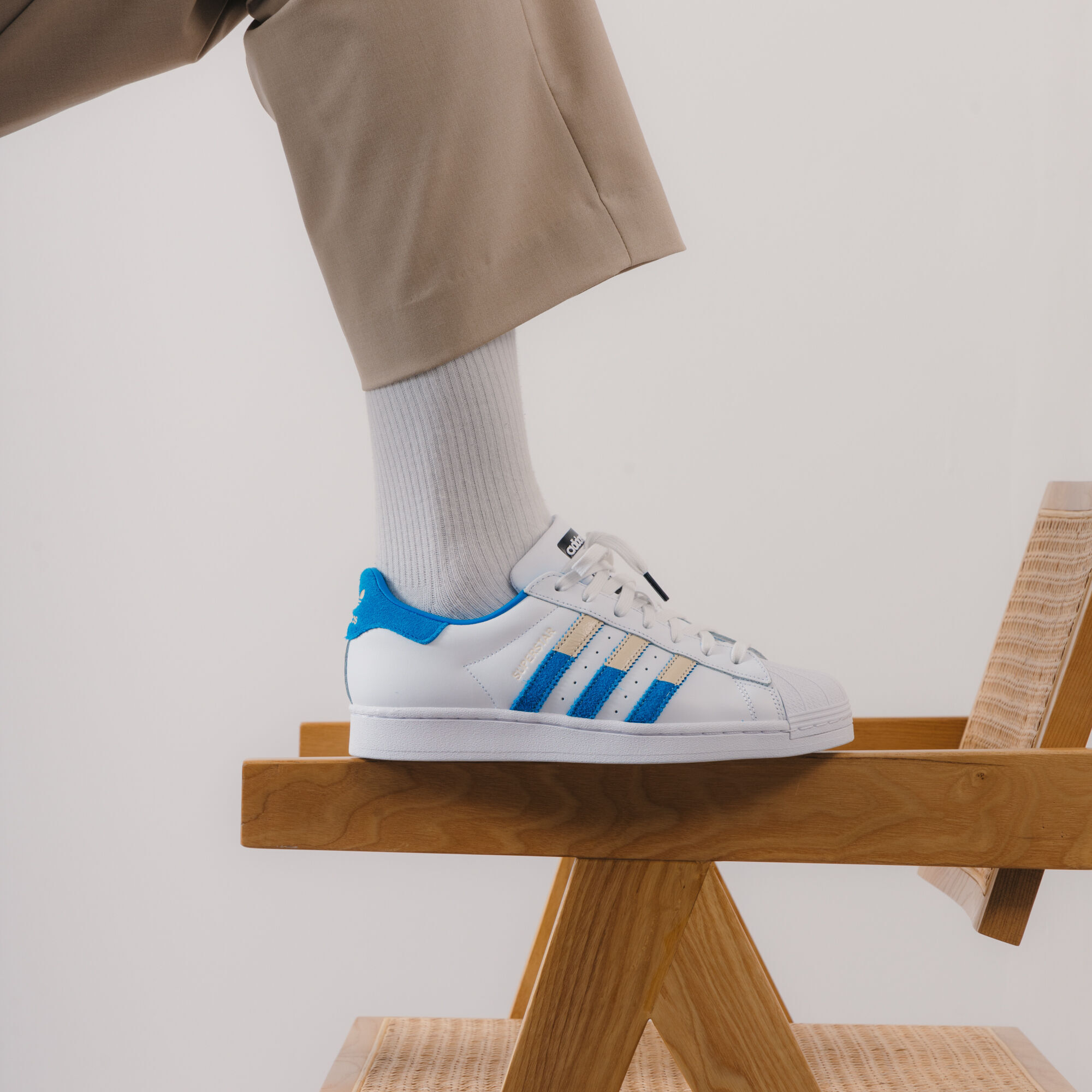 Superstar clr heren blauw discount