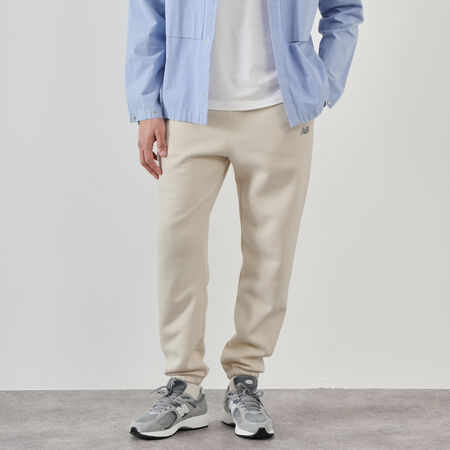 NEW BALANCE PANT JOGGER SMALL LOGO BEIGE HEREN