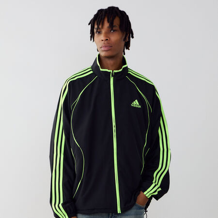 ADIDAS ORIGINALS JACKET FZ WOVEN 2000S ZWART/GROEN HEREN