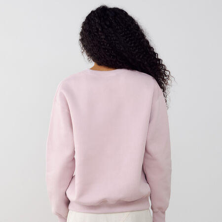 JORDAN SWEAT OVERSIZE BROOKLYN ROZE/WIT DAMES