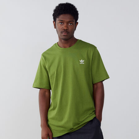 ADIDAS ORIGINALS TEE SHIRT ESSENTIAL GROEN/WIT HEREN