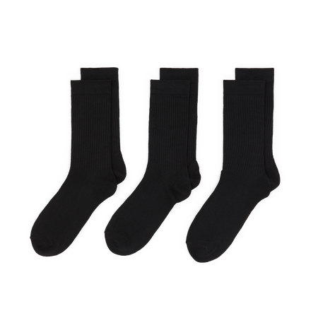 COURIR PACK CHAUSSETTES X3 CREW COURIR NOIR UNISEX