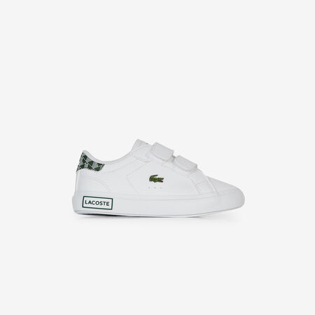LACOSTE POWERCOURT SIGNATURE CF WIT/GROEN BABY