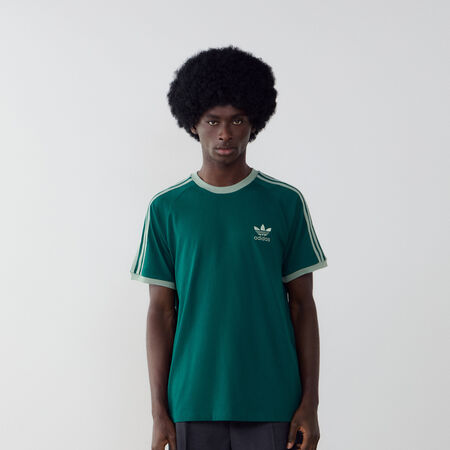 ADIDAS ORIGINALS TEE SHIRT 3 STRIPES GROEN HEREN