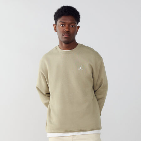 JORDAN SWEAT CREW BROOKLYN BEIGE/WIT HEREN