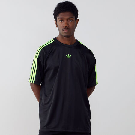 ADIDAS ORIGINALS JERSEY TREFOIL ZWART/GROEN HEREN