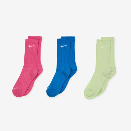 CHAUSSETTES X3 EVERYDAY MID : GEEL/ROZE