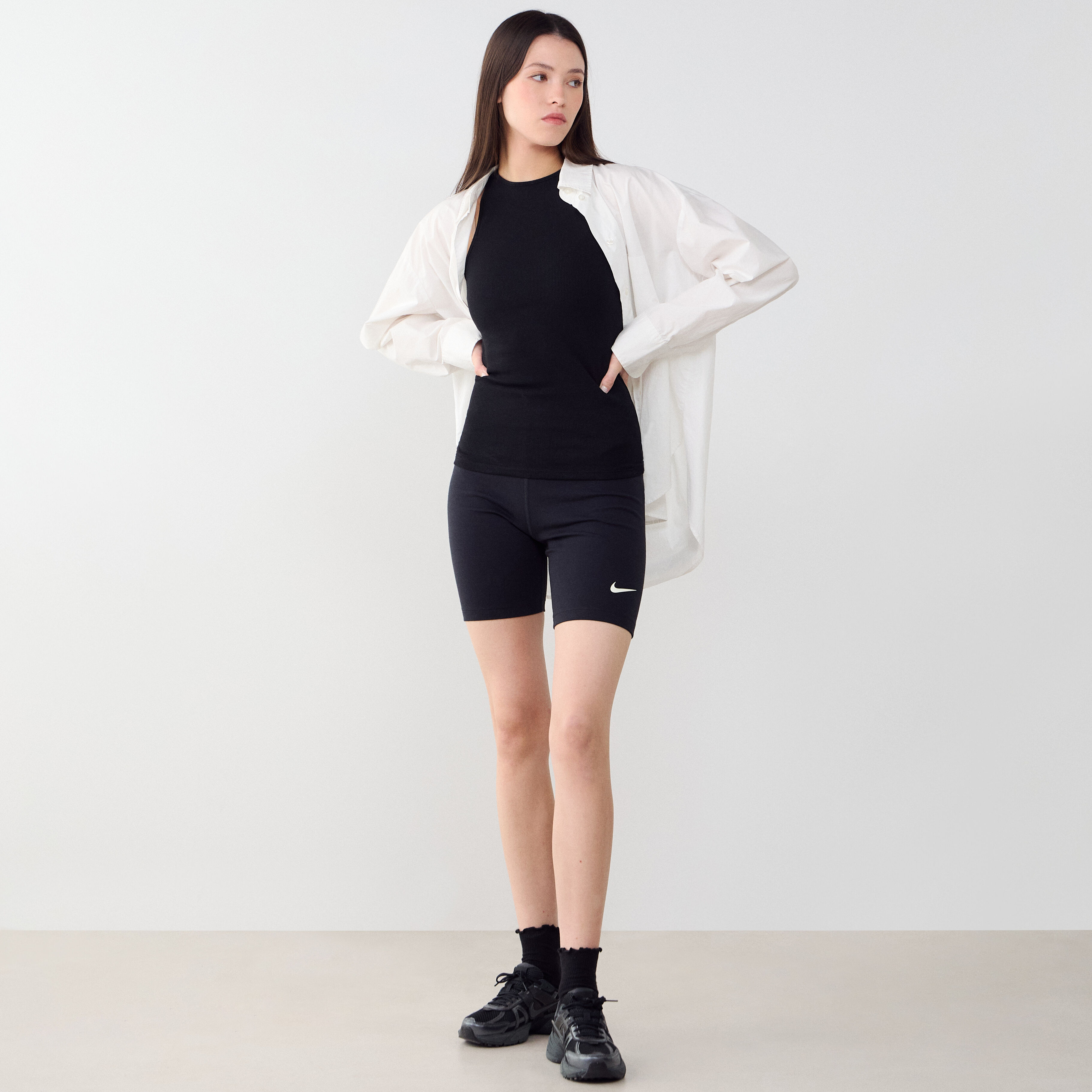 nike swoosh cycle shorts