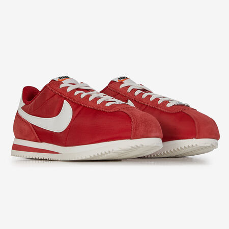 NIKE cortez CORTEZ NYLON ROOD/WIT DAMES