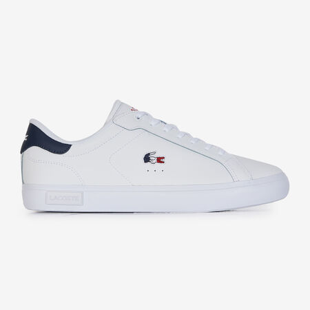 LACOSTE POWERCOURT WIT/MARINEBLAUW HEREN