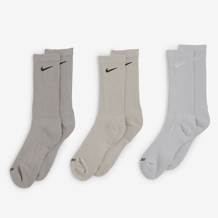 NIKE SOKKEN CUSHION CREW X6 GRIJS HEREN