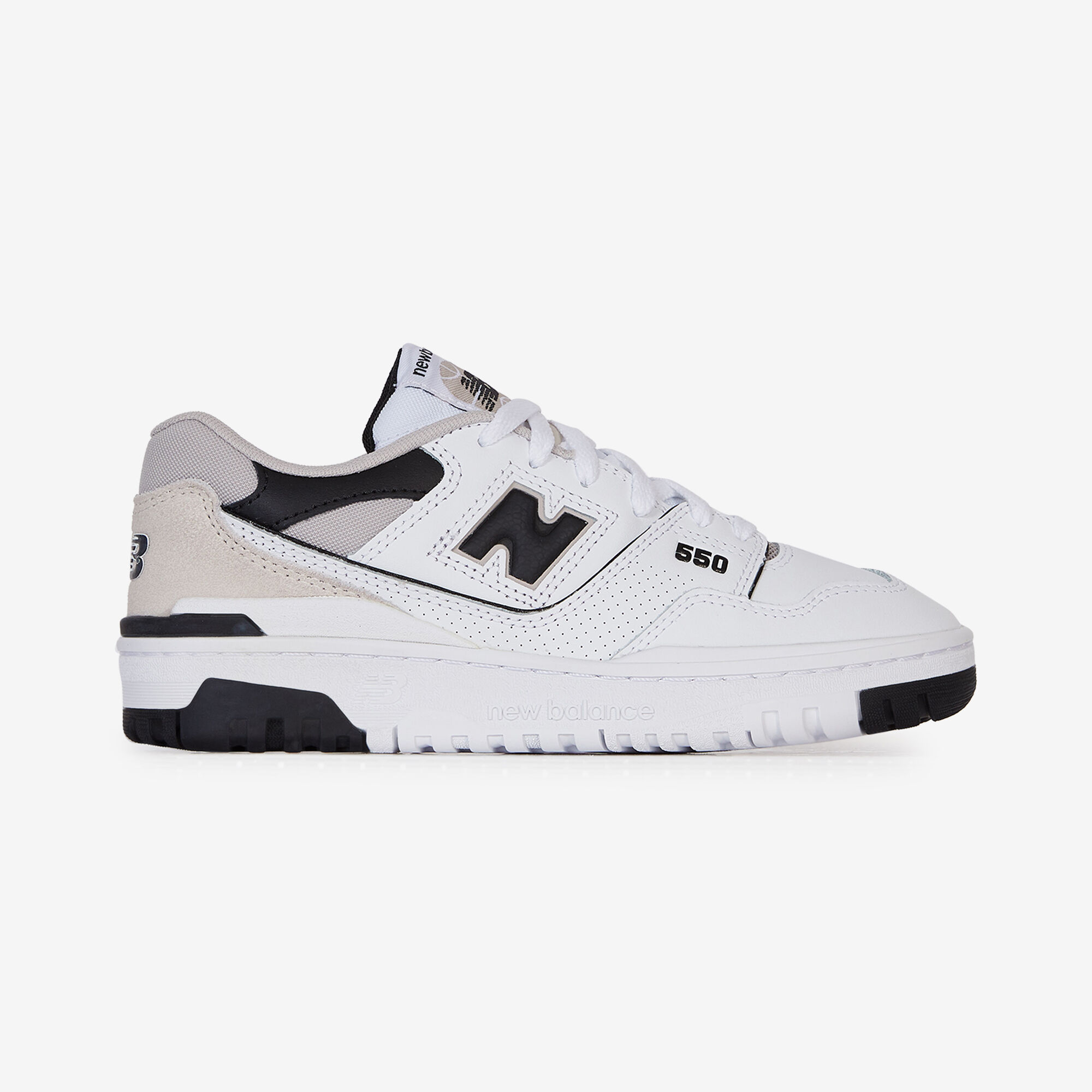 NEW BALANCE 550 WIT ZWART SNEAKERS KINDEREN Courir