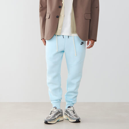 NIKE PANT JOGGER TECH FLEECE BLAUW/ZWART HEREN