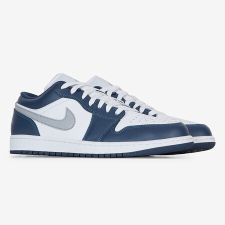 JORDAN air jordan 1 AIR JORDAN 1 LOW WIT/MARINEBLAUW HEREN