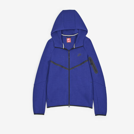 JACKET TECH FLEECE FZ : BLAUW