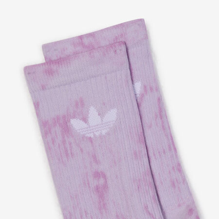 ADIDAS ORIGINALS CHAUSSETTES X3 CREW TIE DYE ROZE/WIT UNISEX
