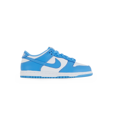 NIKE dunk DUNK LOW UNC WIT/BLAUW KIND