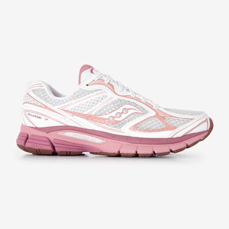 SAUCONY PROGRID GUIDE 7 WIT/ROZE DAMES
