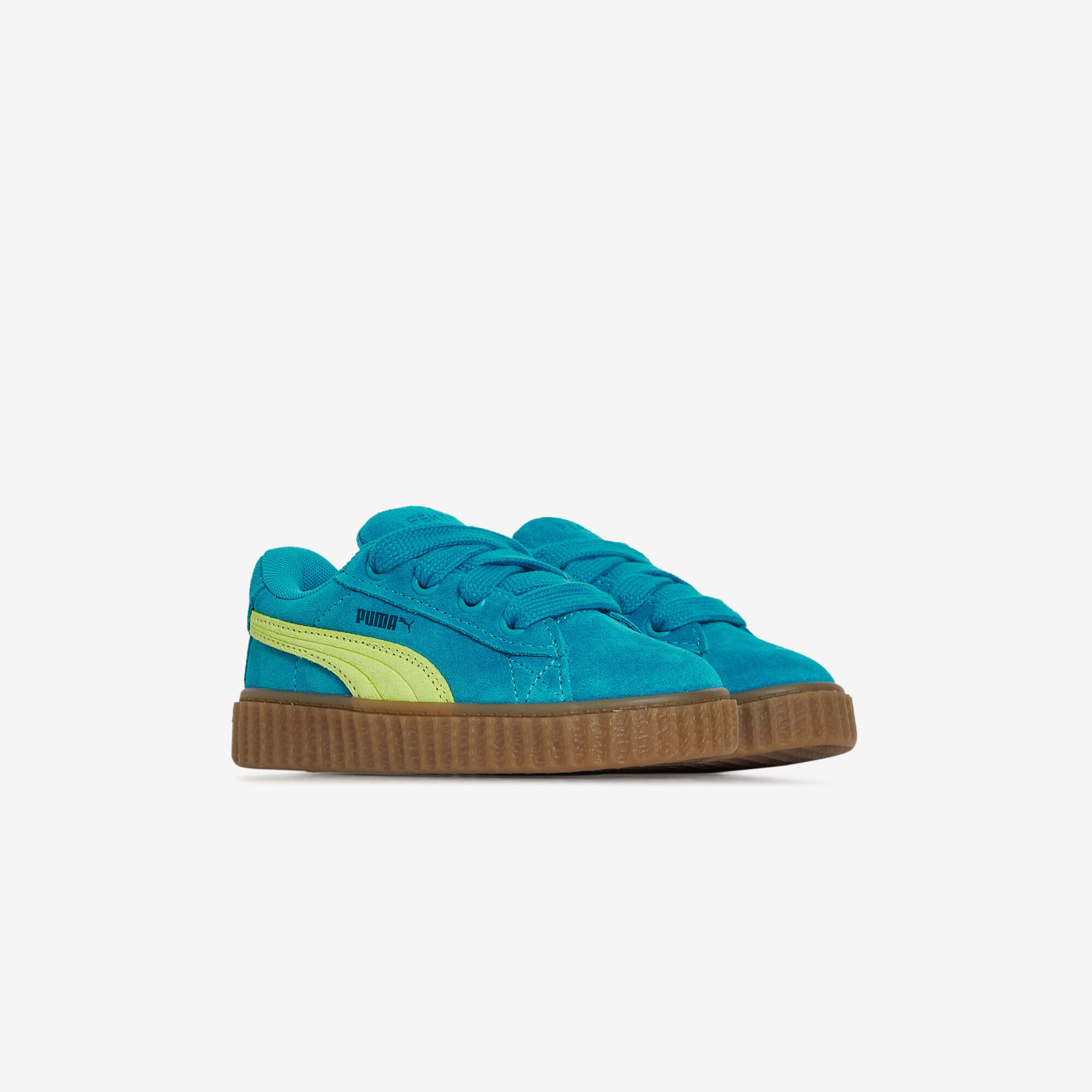 PUMA FENTY CREEPER PHATTY BLAUW GROEN SNEAKERS KINDEREN Courir
