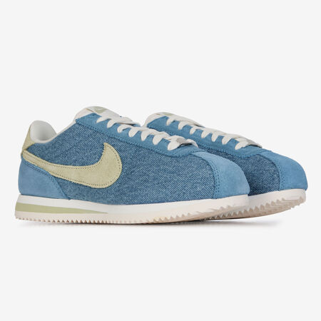 NIKE cortez CORTEZ NYLON DENIM MARINEBLAUW/BLAUW DAMES