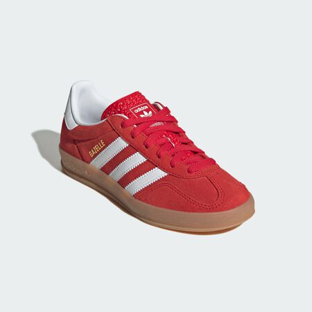 ADIDAS ORIGINALS gazelle GAZELLE INDOOR ROOD/WIT JUNIOR