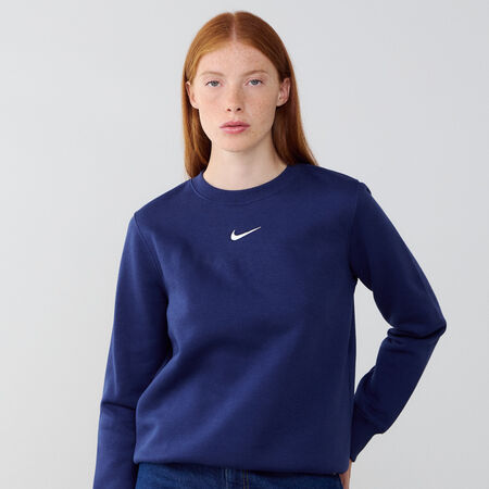 NIKE SWEAT CREW CLUB CENTERED LOGO MARINEBLAUW DAMES